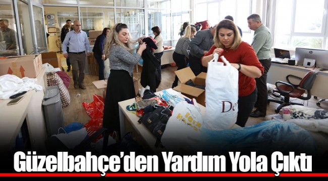 Güzelbahçe’den Yardım Yola Çıktı