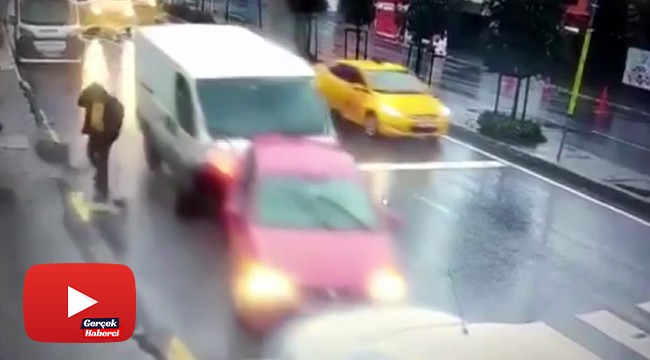 İnanılmaz kazada ölümden saniyelerle böyle kurtuldu
