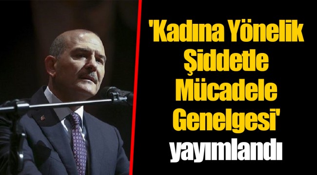 'Kadına Yönelik Şiddetle Mücadele Genelgesi' yayımlandı