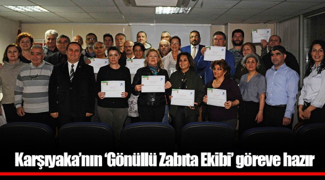 Karşıyaka’nın ‘Gönüllü Zabıta Ekibi’ göreve hazır