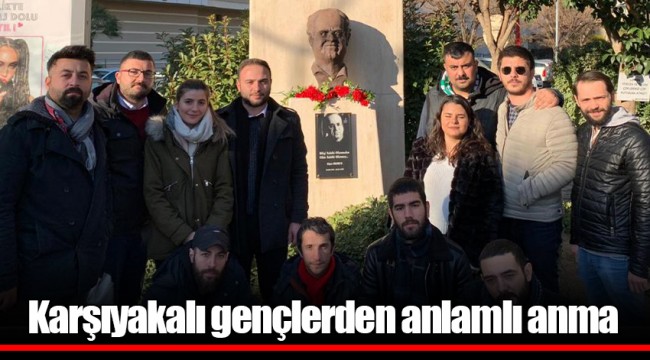Karşıyakalı gençlerden anlamlı anma