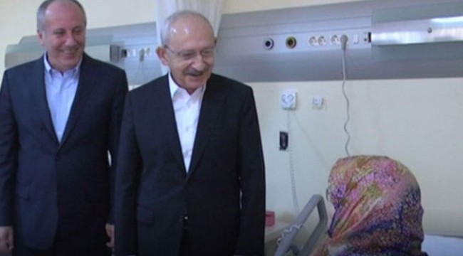 Kılıçdaroğlu, Muharrem İnce&#039;nin annesini hastanede ziyaret etti