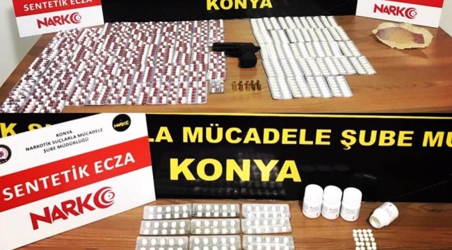 Konya'da uyuşturucu operasyonu