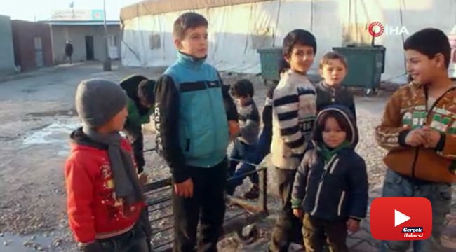 Korkuyla büyüyen Suriyeli çocukların yüzü oyun parkıyla güldü