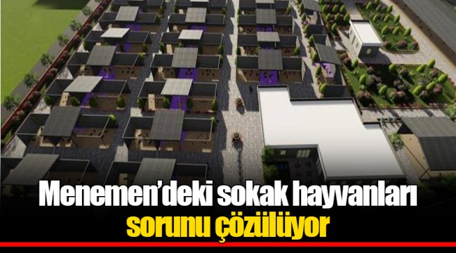Menemen’deki sokak hayvanları sorunu çözülüyor