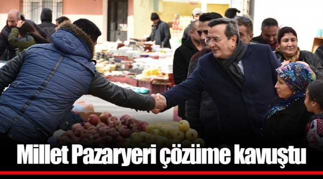 Millet Pazaryeri çözüme kavuştu
