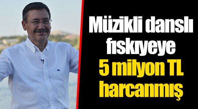 Müzikli danslı fıskıyeye 5 milyon TL harcanmış