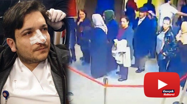 Randevusuz muayene olmak istedi, doktorun burnunu kırdı