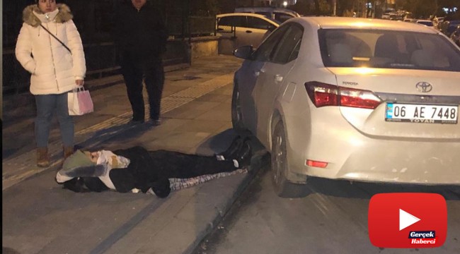 Sınava yetişmeye çalışan öğrenci otomobilin altında kaldı