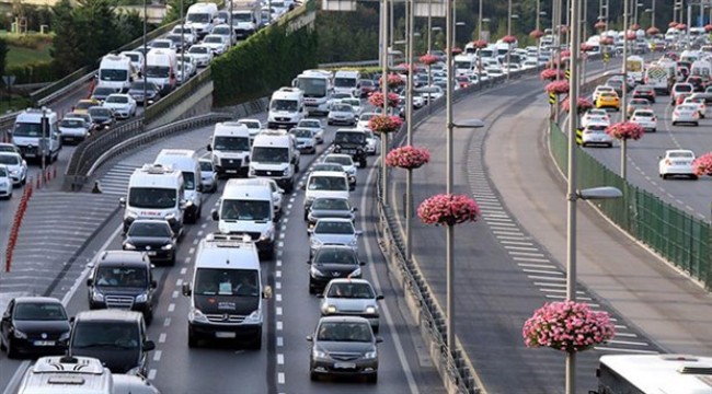 Trafiğe kayıtlı araç sayısı belli oldu
