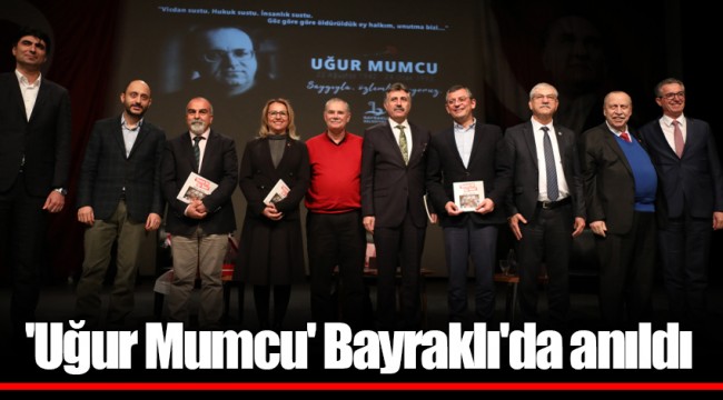 'Uğur Mumcu' Bayraklı'da anıldı