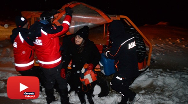 Yavru ayılara yem bırakmaya gittiler, 8 saat mahsur kaldılar