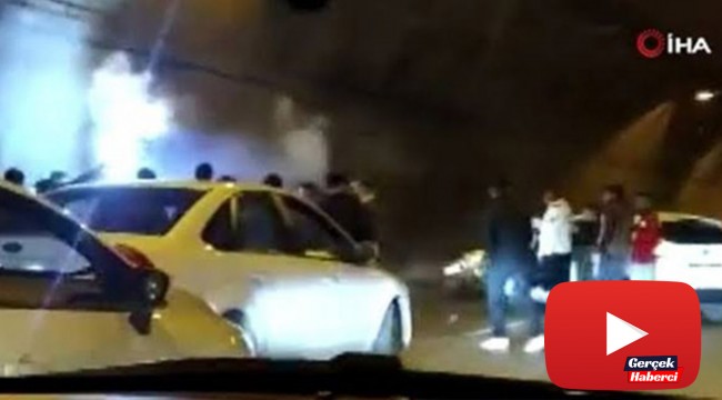 Asker uğurlamak için tüneli kapattılar