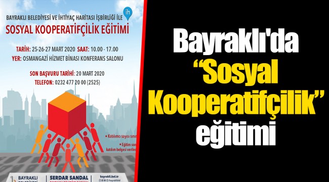 Bayraklı'da “Sosyal Kooperatifçilik” eğitimi