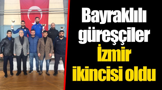 Bayraklılı güreşçiler İzmir ikincisi oldu