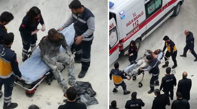 'Çocuklarım aç' diyerek Valilik önünde kendini yaktı