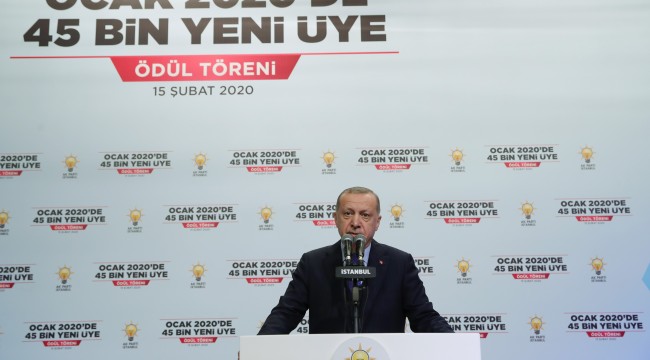 Cumhurbaşkanı Erdoğan: “AK Parti ulusal bir coğrafyaya değil uluslararası bir coğrafyaya hitap eden bir partidir”