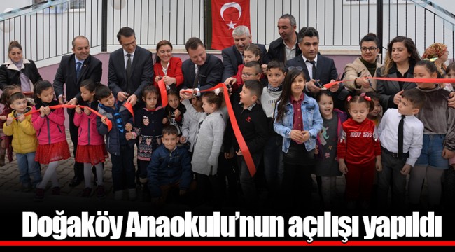 Doğaköy Anaokulu’nun açılışı yapıldı