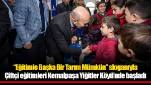 “Eğitimle Başka Bir Tarım Mümkün” sloganıyla Çiftçi eğitimleri Kemalpaşa Yiğitler Köyü’nde başladı