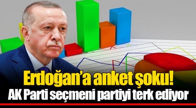 Erdoğan’a anket şoku! AK Parti seçmeni partiyi terk ediyor