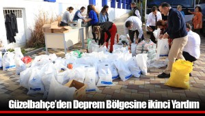 Güzelbahçe’den Deprem Bölgesine ikinci Yardım
