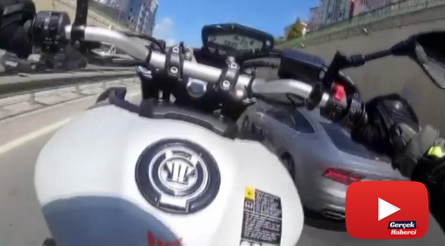 İstanbul’da “drift”, “makas” ve “tek teker” terörleri kamerada