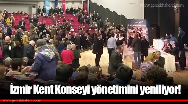 İzmir Kent Konseyi yönetimini yeniliyor!