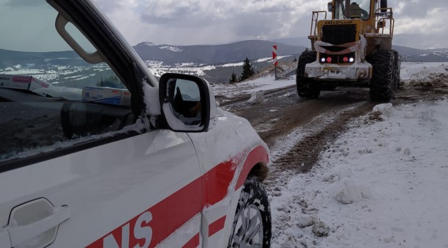 Karda mahsur kalan diyaliz hastası için seferberlik
