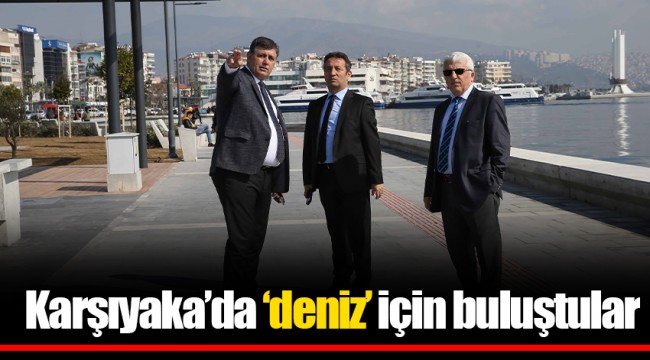 Karşıyaka’da ‘deniz’ için buluştular