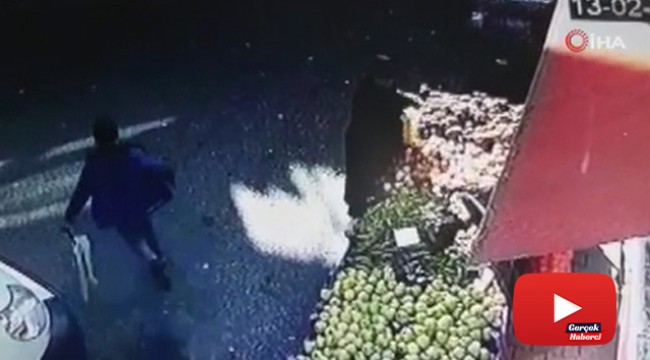 Küçük çocuğun ölümden döndüğü anlar kamerada
