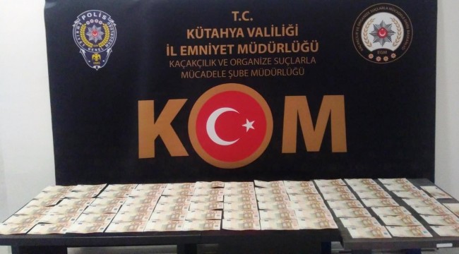 Kütahya’da sahte euro operasyonu