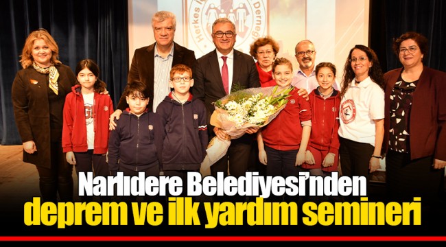 Narlıdere Belediyesi’nden deprem ve ilk yardım semineri  