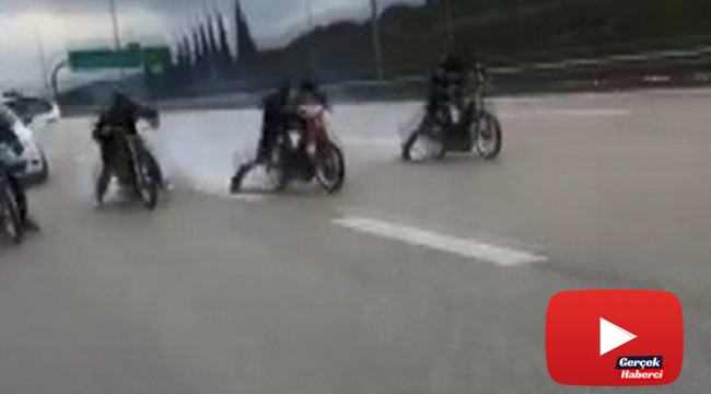 Otobanda ölüm yarışı