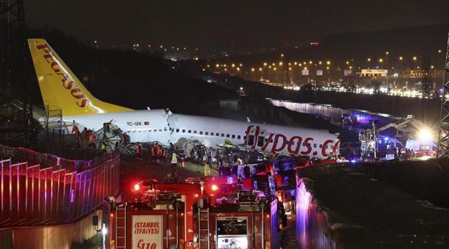 Pistten çıkan uçak için soruşturma açıldı, ifadeler alınmaya başladı