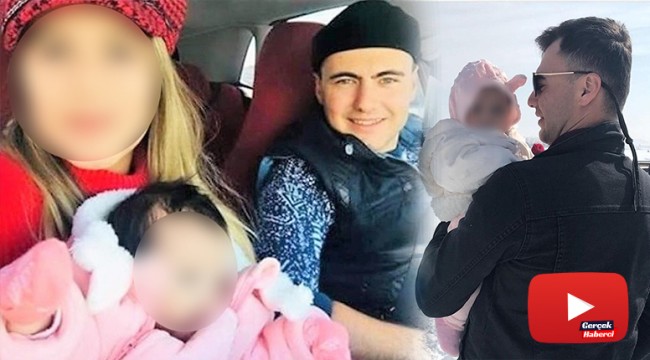 Şehitten geriye 3 aylık kızıyla vedalaştığı görüntüler kaldı