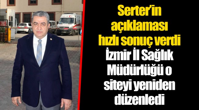 Serter’in açıklaması hızlı sonuç verdi