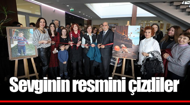 Sevginin resmini çizdiler