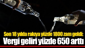 Son 18 yılda rakıya yüzde 1800 zam geldi: Vergi geliri yüzde 650 arttı