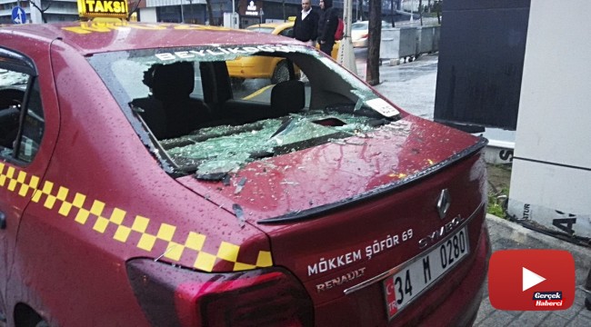 Taksiciler birbirine girdi, ortalık karıştı: 2 yaralı