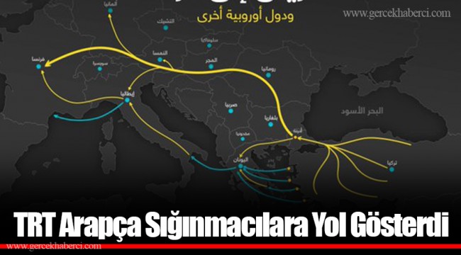 TRT Arapça Sığınmacılara Yol Gösterdi