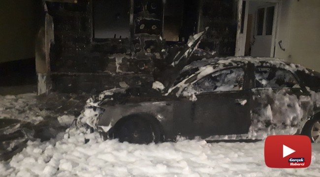 Türk ailenin yaşadığı ev kundaklandı
