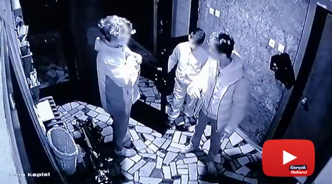 Yan keskili çocuk hırsızlar kamerada