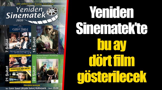 Yeniden Sinematek’te bu ay dört film gösterilecek