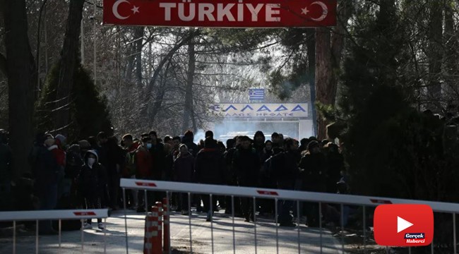 Yunanistan sınırında sığınmacılara gazlı müdahale