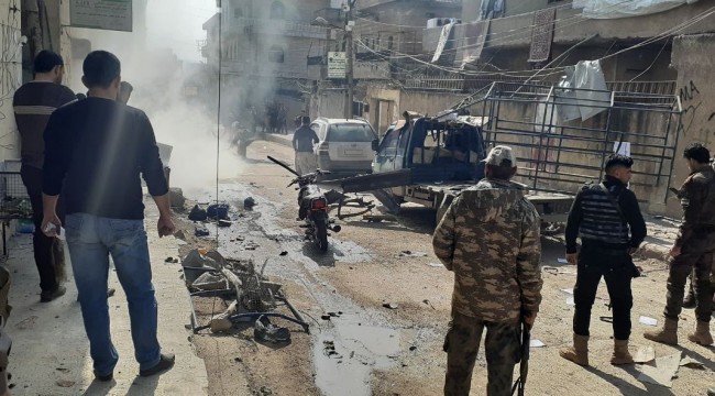 Afrin'de patlama: 1 ölü, 3 yaralı