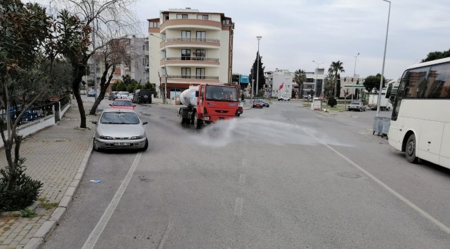 ALİAĞA’DAKİ TÜM MAHALLELER DEZENFEKTE EDİLİYOR