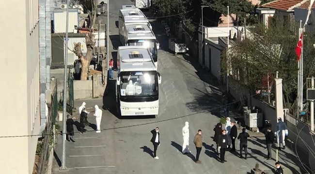 Avrupa'dan gelen ilk kafile karantina yurtlarına yerleştiriliyor