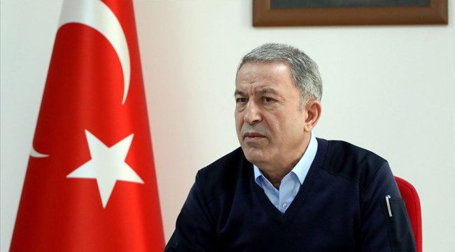 Bakan Akar: İdlib'de başlatılan Bahar Kalkanı Harekatı başarıyla sürdürülmekte