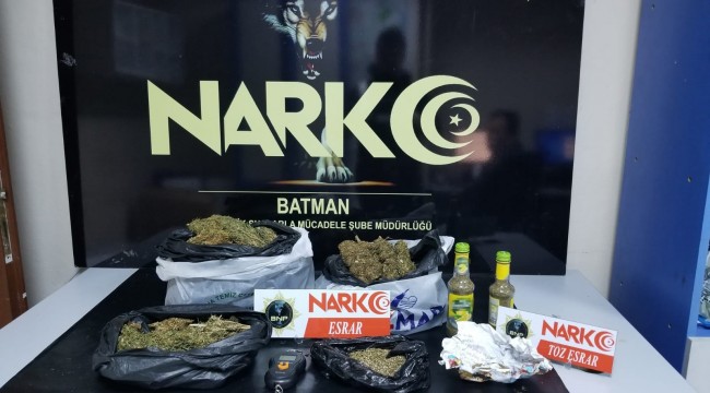 Batman'da 232 kilo esrar ele geçirildi