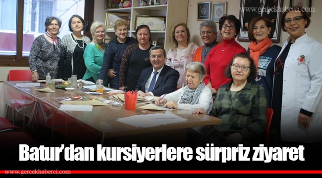 Batur’dan kursiyerlere sürpriz ziyaret
